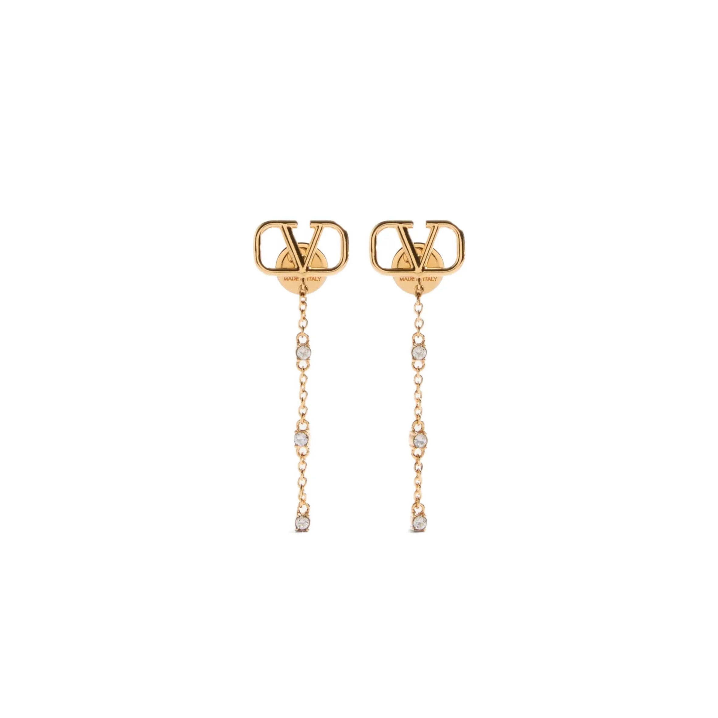VALENTINO GARAVANI MINI VLOGO SIGNATURE EARRINGS 